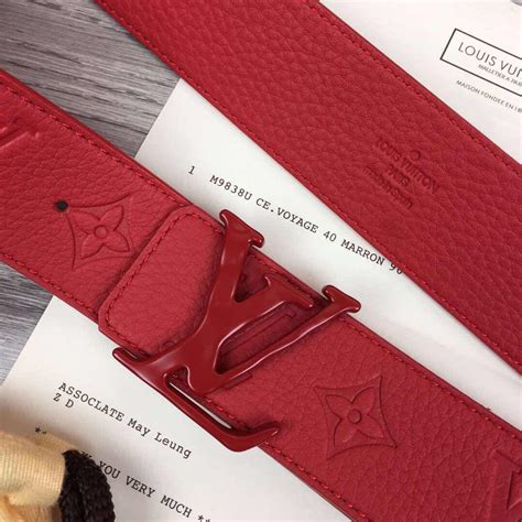 red lv belt